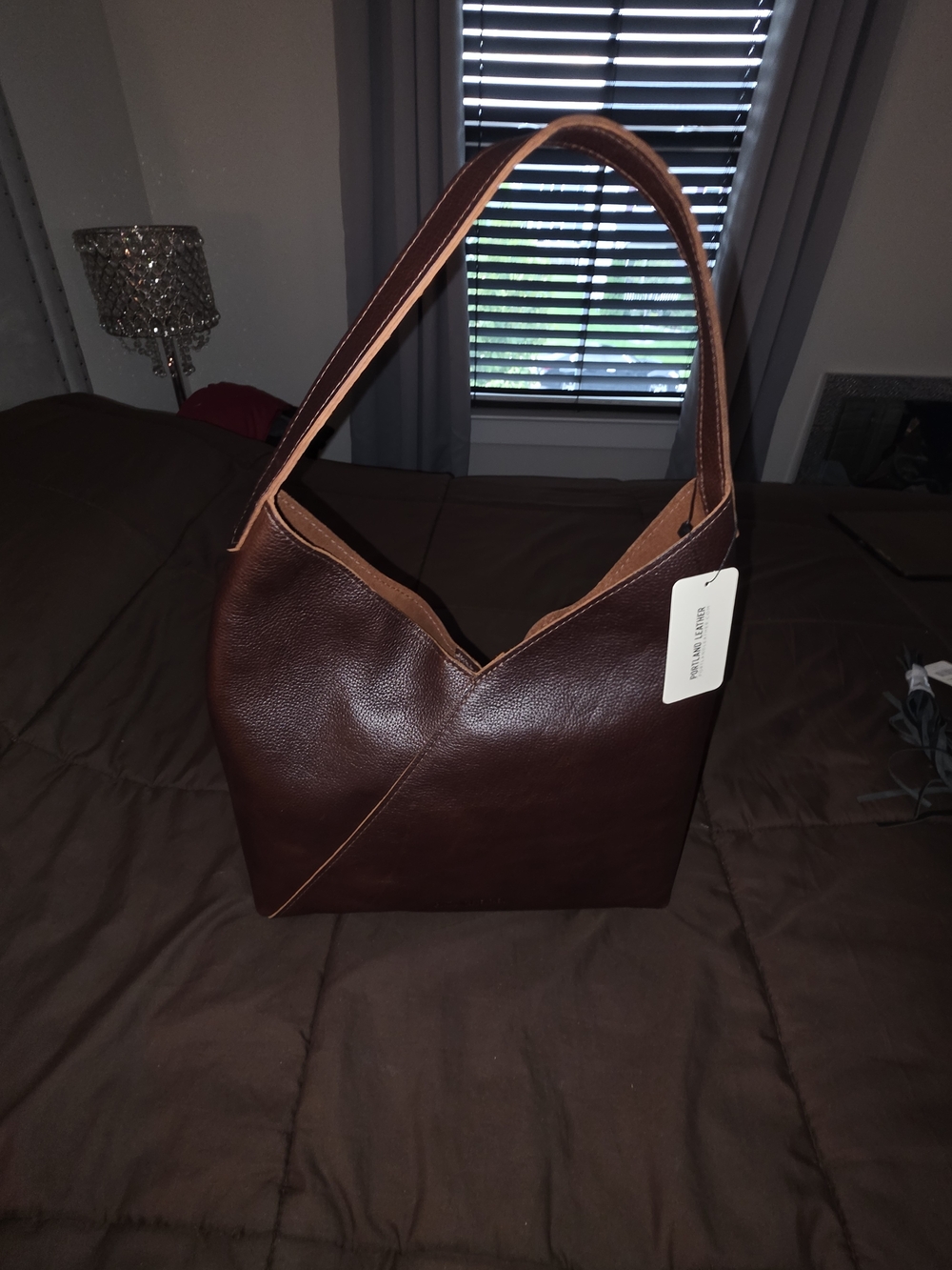 Portland Leather - Large NAOMI COLDBREW Shoulder Bag w FREE MINI DAISY WALLET - Picture 4 of 6